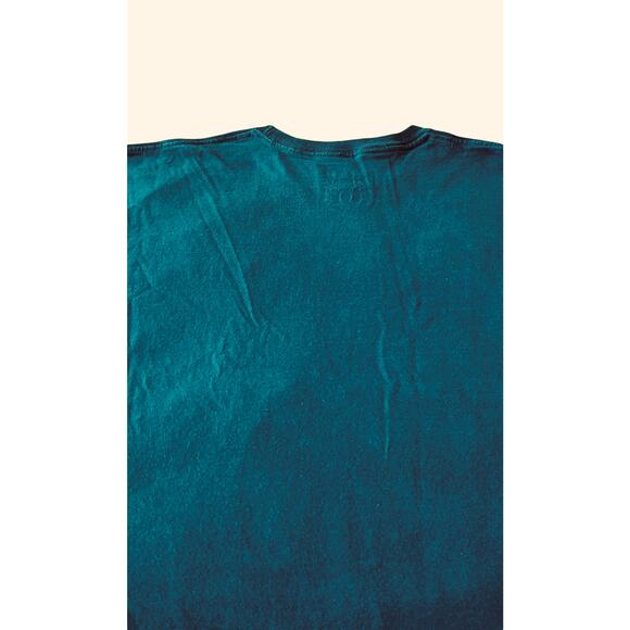 FRUIT OF THE LOOM SHORT SLV HEAVYWEIGHT T-SHIRT, MENS-2XL-DARK TEAL BLUE, POCKET - Picture 6 of 9